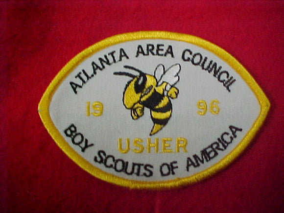 1996 Atlanta area council / Georgia Tech Football Boy Scout Ushers Patch