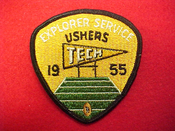 1955 georgia tech explorer service football ushers, (2nd year of this g.t. ushering service)