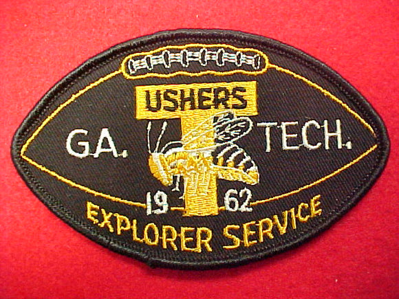 1962 georgia tech explorer service football ushers