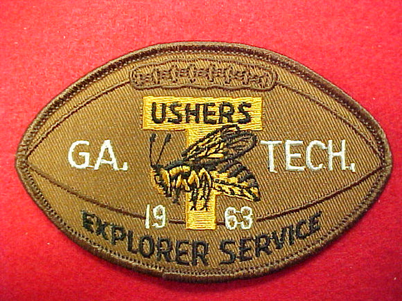 1963 georgia tech explorer service football ushers
