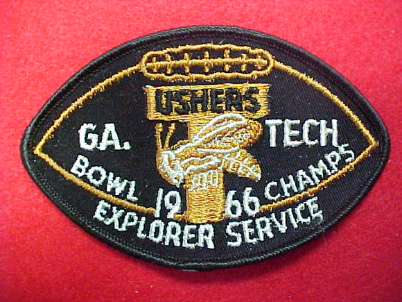 1966 georgia tech explorer service football ushers, bowl champs
