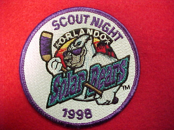 1998 orlando solar bears hockey scout night