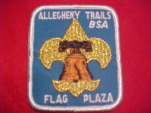 ALLEGHENY TRAILS PATCH, FLAG PLAZA