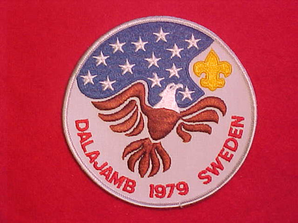 1979 WJ JACKET PATCH, DALAJAMB SWEDEN, BSA CONTINGENT, 5