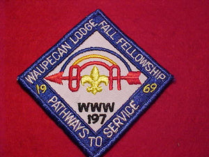 197 eX1969 WAUPECAN, 1969 FALL FELLOWSHIP