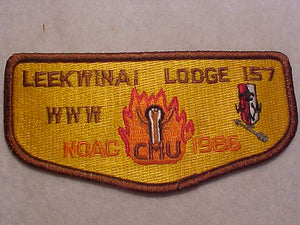 157 S8 LEEKWINAI, NOAC 1986