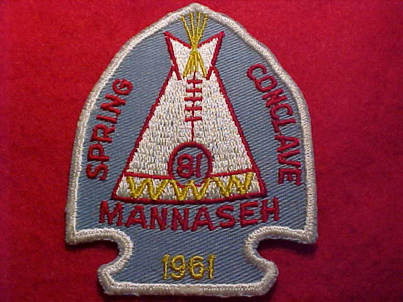 81 EA1961 MANNASEH, MERGED 1966, 1961 SPRING CONCLAVE