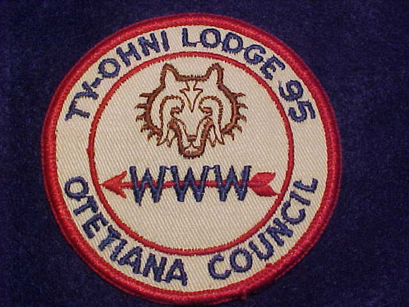 95 R1 TY-OHNI PATCH, OTETIANA COUNCIL