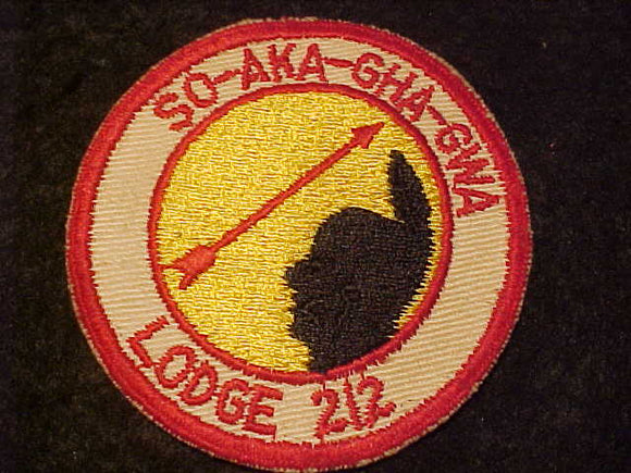 212 R1 SO-AKA-GHA-GWA PATCH, MERGED 1974