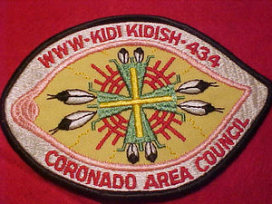 434 X4 KIDI KIDISH PATCH, CORONADO AREA COUNCIL