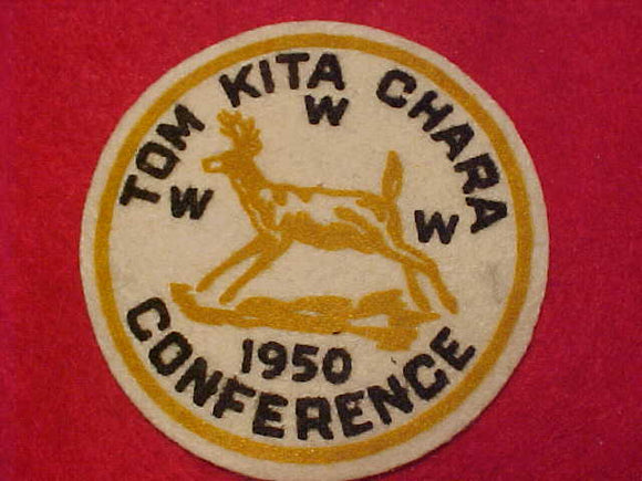 96 ER1950 TOM KITA CHARA FLAP, 1950 CONFERENCE, FELT