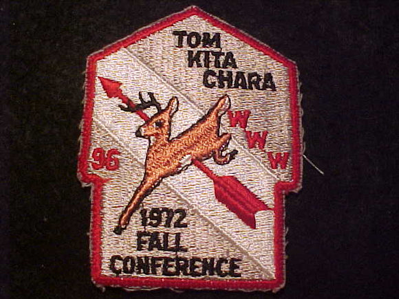 96 EX1972-2 TOM KITA CHARA FLAP, 1972 FALL CONFERENCE