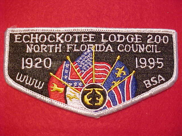 200 S18 ECHOCKOTEE FLAP, 1920-1995, NORTH FLORIDA COUNCIL