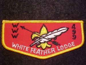 499 F2A WHITE FEATHER FLAP