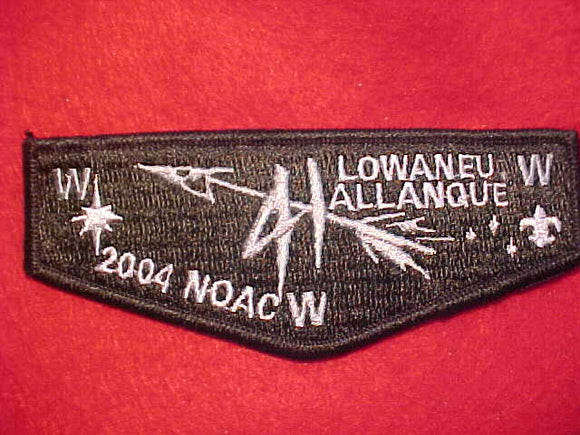 41 S23 LOWANEU ALLANQUE, 2004 NOAC, BLACK BDR.