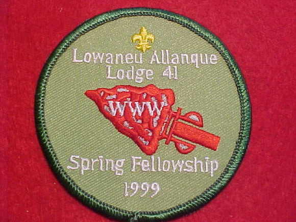 41 ER1999-3 LOWANEU ALLANQUE, SPRING FELLOWSHIP 1999
