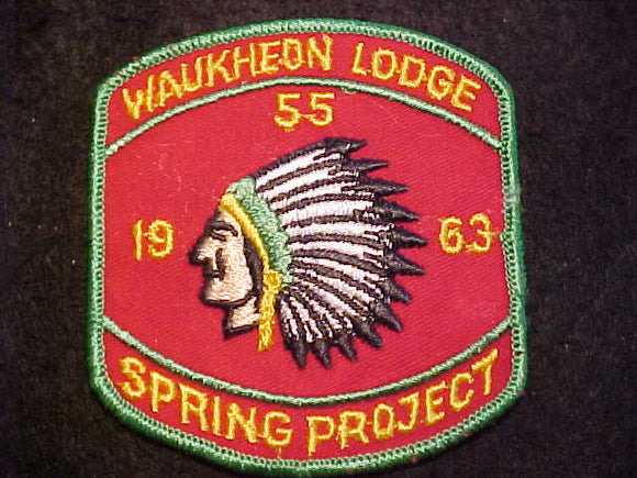 55 EX1963-1 WAUKHEON, 1963 SPRING PROJECT