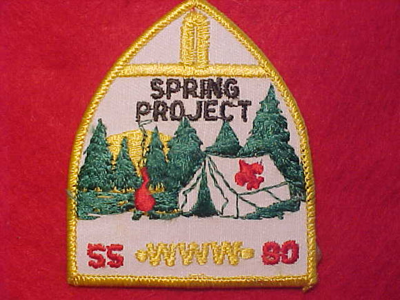 55 EX1980-1 WAUKHEON, 1980 SPRING PROJECT