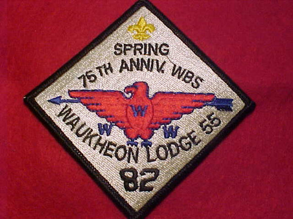 55 EX1982-1 WAUKHEON, SPRING 75TH ANNIV. WBS