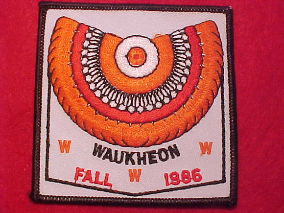 55 EX1986-2 WAUKHEON, FALL 1986