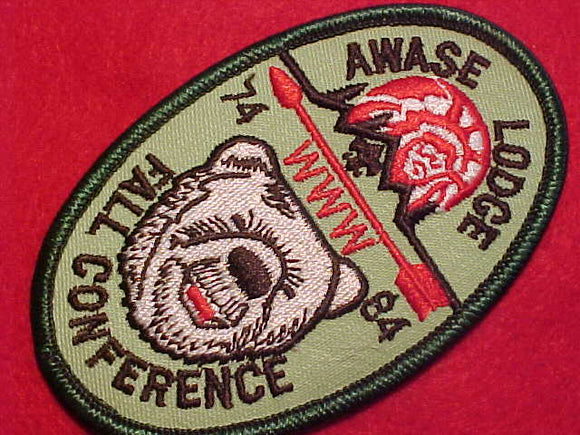 61 EX1984 AWASE, 1984 FALL CONFERENCE