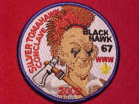 67 ER2003-1 BLACK HAWK, 2003, SILVER TOMAHAWK CONCLAVE