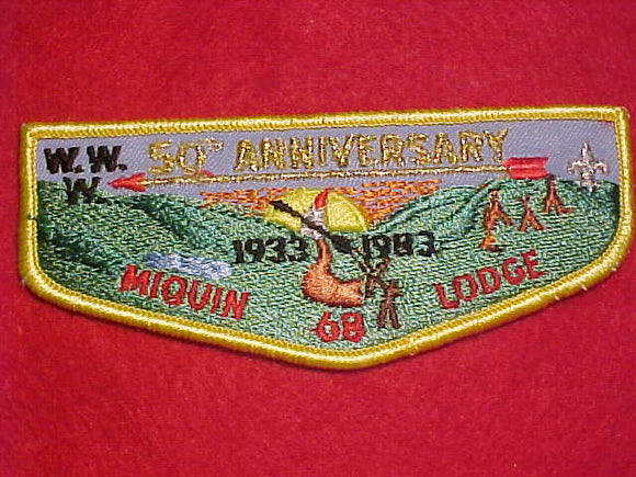 68 F1 MIQUIN, 1933-1983, 50TH ANNIV.