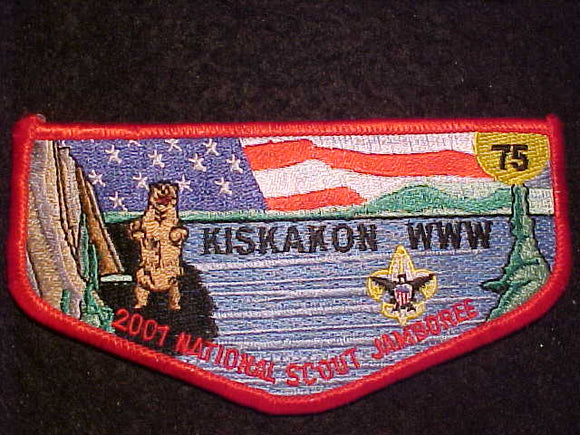 75 S12 KISKAKON, 2001 NJ, RED BDR.