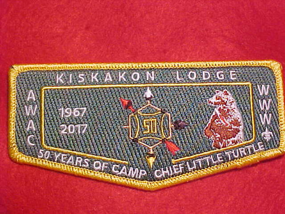 75 S? KISKAKON, 2017, 50TH ANNIV. OF CAMP CHIEF LITTLE TURTLE