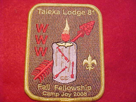 81 EX2008 TALEKA, FALL FELLOWSHIP, CAMP JOY 2008