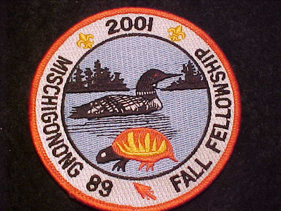 89 ER2001-2 MISCHIGONONG, 2001 FALL FELLOWSHIP