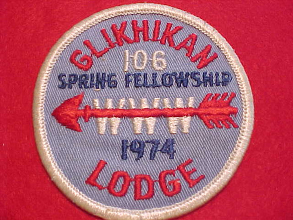 106 ER1974-4 GLIKHIKAN, SPRING FELLOWSHIP, 1974