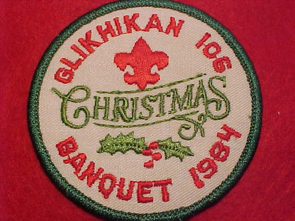106 EX1984-2 GLIKHIKAN, CHRISTMAS BANQUET 1984