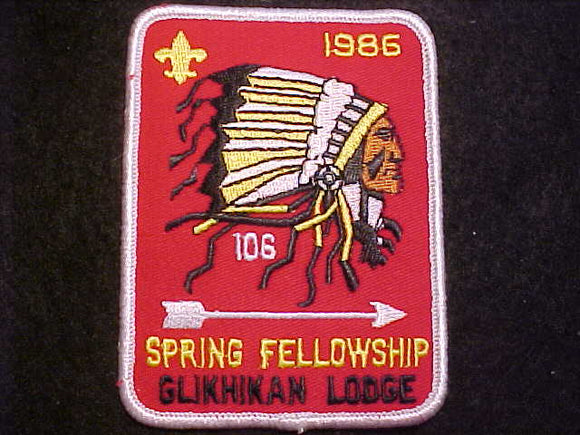 106 EX1986-1 GLIKHIKAN, 1986 SPRING FELLOWSHIP