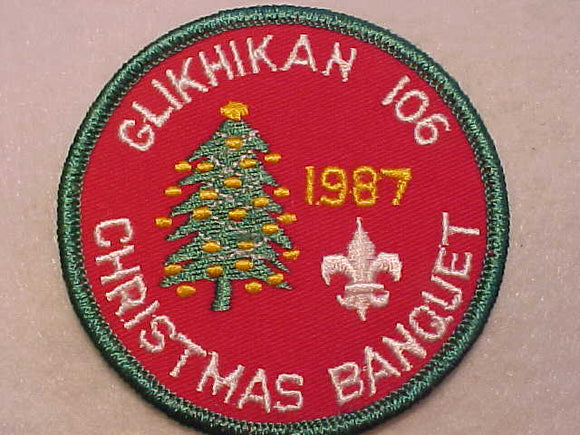 106 ER1987-2 GLIKHIKAN, 1987 CHRISTMAS BANQUET