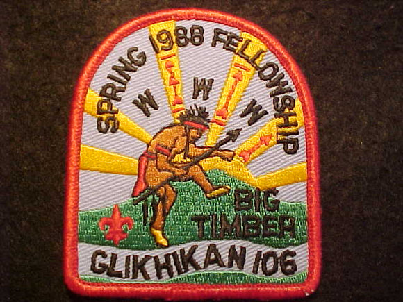 106 EX1988-1 GLIKHIKAN, SPRING 1988 FELLOWSHIP, BIG TIMBER
