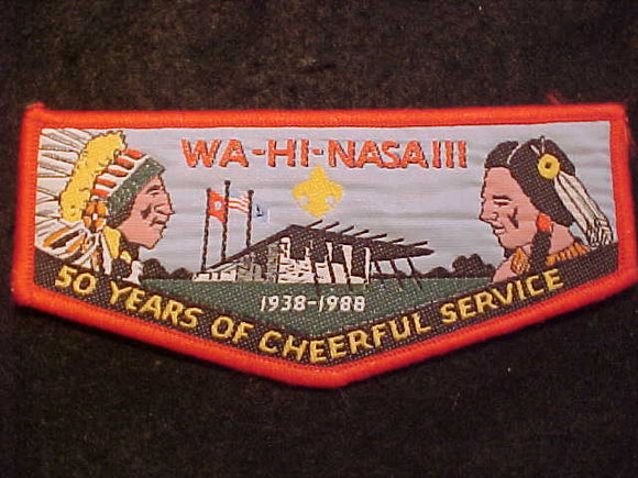 111 W2 WA-HI-NASA, 1938-1988, 50 YEARS