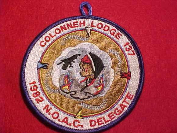 137 R4 COLONNEH, 1992 NOAC DELEGATE