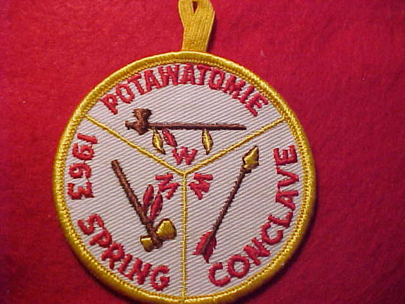 63 ER1963-1 POTAWATOMIE, 1963 SPRING CONVLAVE