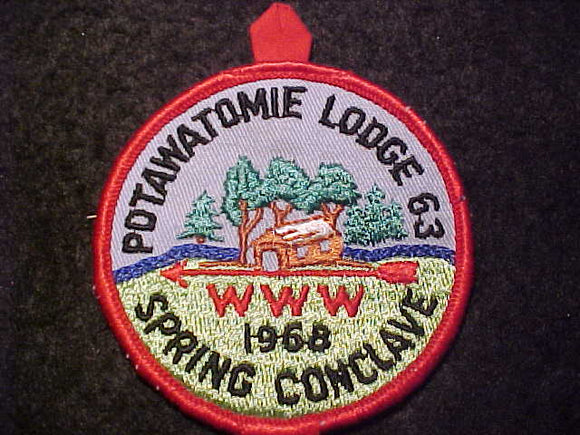63 ER1968-1 POTAWATOMIE, 1968 SPRING CONCLAVE