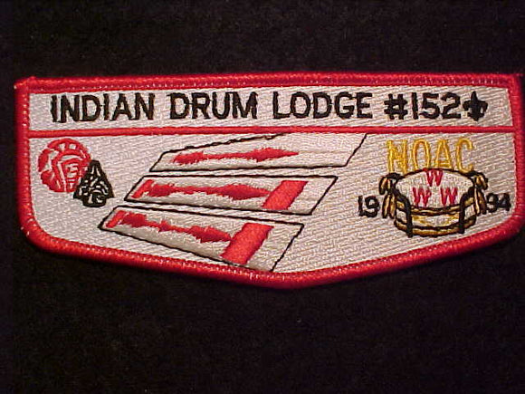 152 S12 INDIAN DRUM, 1994 NOAC, NOW LISTED AS S-13