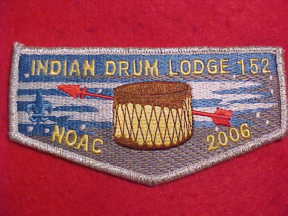 152 S? INDIAN DRUM, NOAC 2006, DELEGATE ISSUE, SMY BDR.