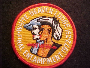 182 ER1972-2 WHITE BEAVER, FINAL ENCAMPMENT 1972