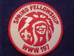 197 ER1980-1 WAUPECAN, 1980 SPRING FELLOWSHIP