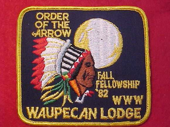 197 EX1982-2 WAUPECAN, FALL FELLOWSHIP '82