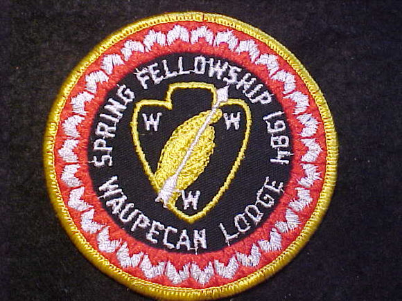 197 ER1984-1 WAUPECAN, SPRING FELLOWSHIP 1984`