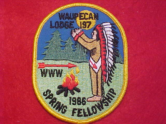 197 EX1986-1 WAUPECAN, 1986 SPRING FELLOWSHIP