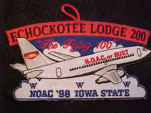 200 X9 ECHOCKOTEE, NOAC '98, IOWA STATE, "THE FLYING 100"