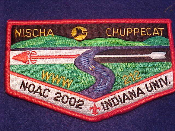 212 S23 NISCHA CHUPPECAT, NOAC 2002, INDIANA UNIV., RED BDR.