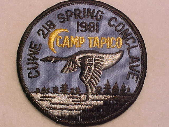 218 ER1981 CUWE, SPRING CONCLAVE 1981, CAMP TAPICO